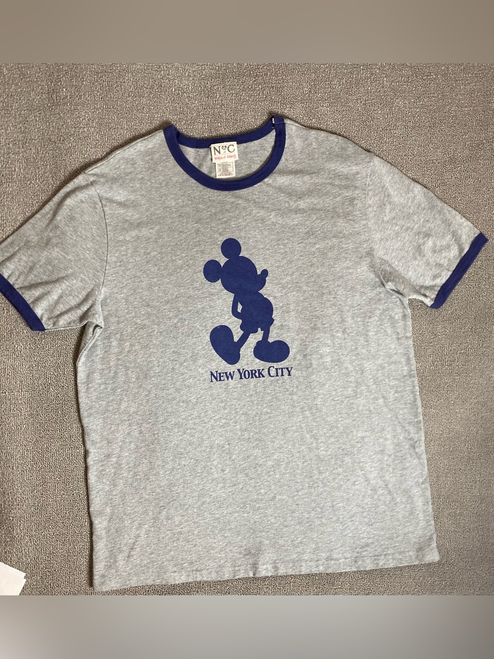 Vintage 90’s Mickey New York City World of Disney Tee